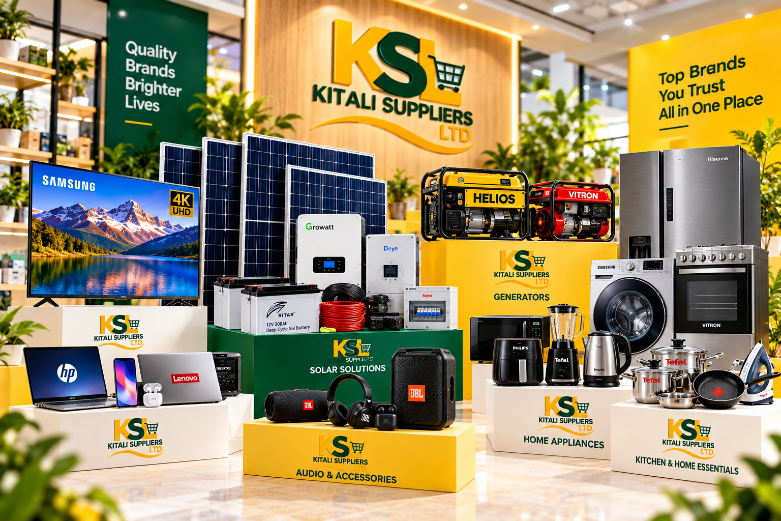 Brands on the Kitali marketplace