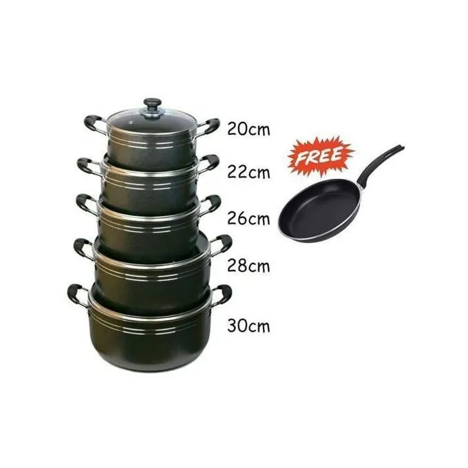 TC 14Pc Non-Stick Cooking Pot Sufuria Set