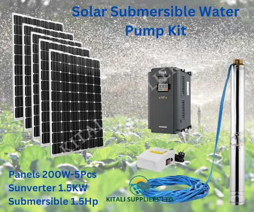 Solar submersible pump
