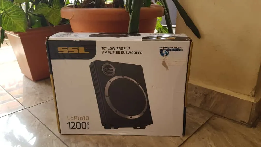 10" low amplified subwoofer