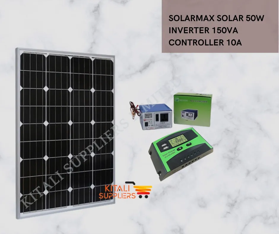 50w solar mid kit with 150va inverter