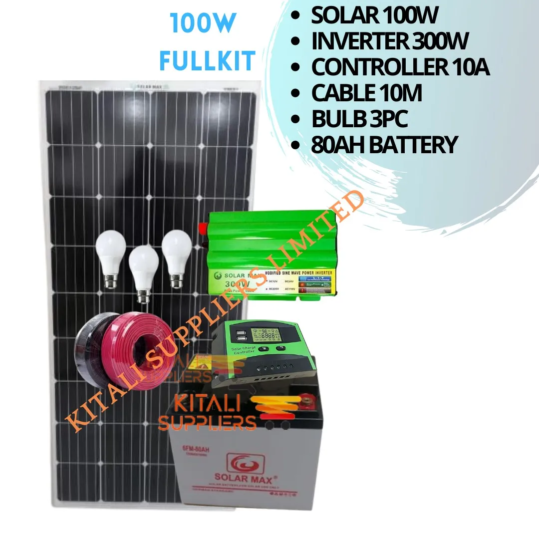 Solar Fullkit 100watts.