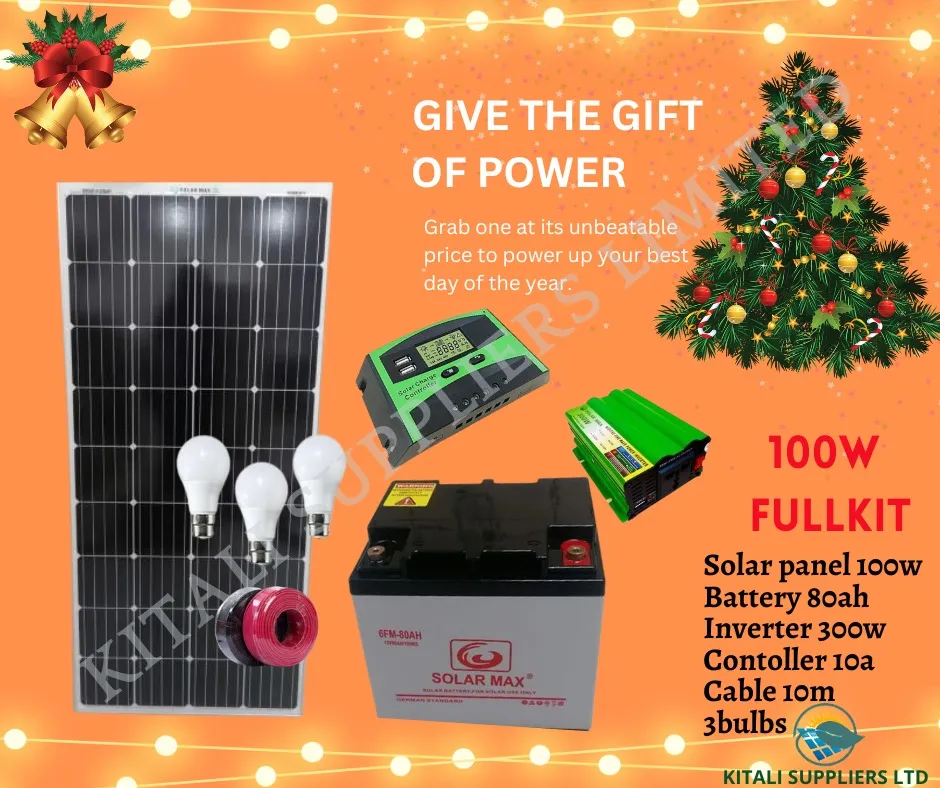 100w solar fullkit