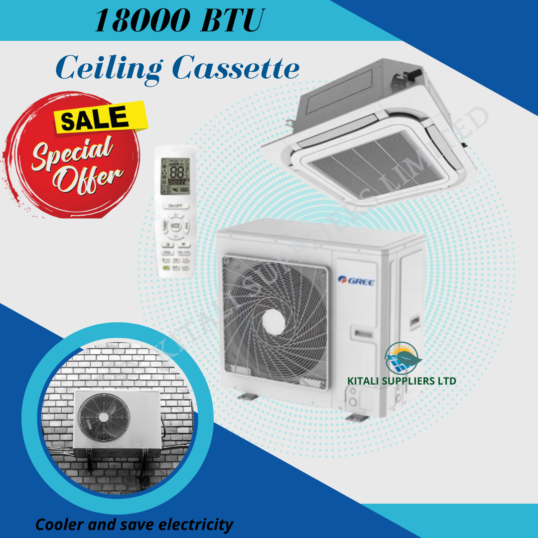 Gree 18000 BTU Ceiling Cassette Air Conditioner