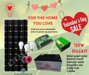 Solarmax solar 120w with free bulb