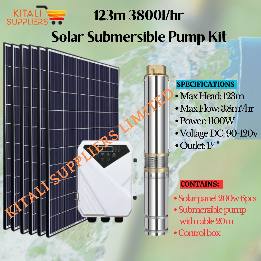 solar submersible pump kit