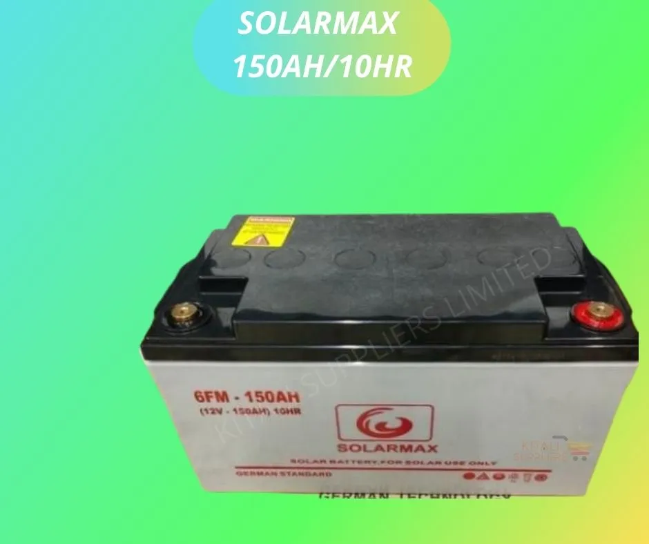 SOLAR GEL BATTERY 150AH SOLARMAX
