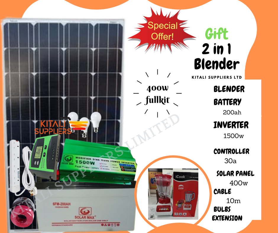 400watts Fullkit WITH FREE BLENDER