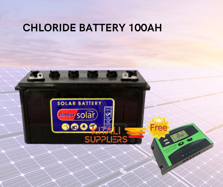 Chloride Exide Chloride Battery 100ah + 10amps Digital controller