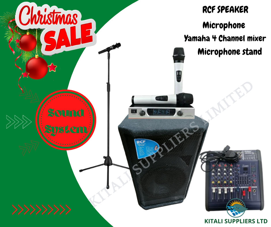 RCF SPEAKER SYSTEM WITH 4CH MIXER