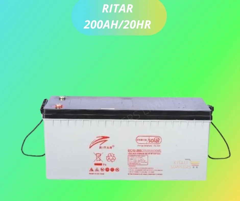 RITAR GEL BATTERY 200AH/20HR