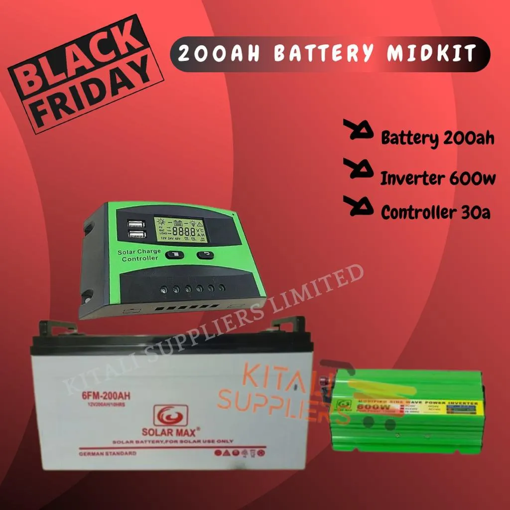 200ah solarmax solar midkit
