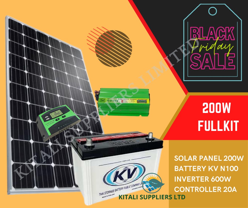smart commercial solar fullkit for 200w