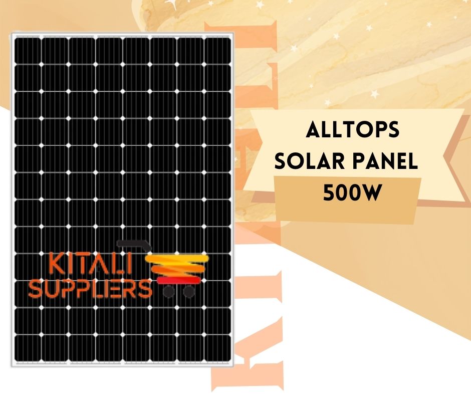 Alltops 500w monocrystalline solar panel
