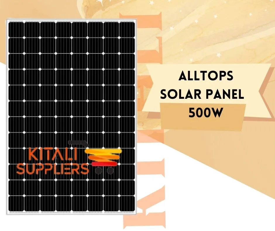 Alltops 500w monocrystalline solar panel