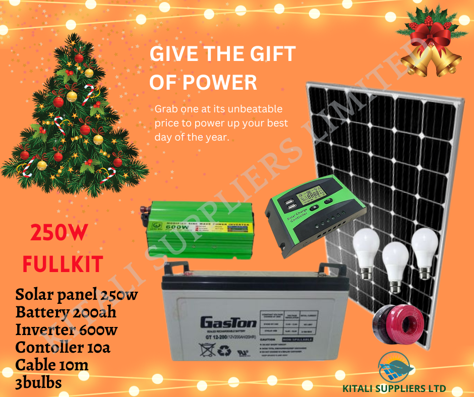 330w Solar Fullkit Monocrystalline Panel &amp; Solarmax Battery