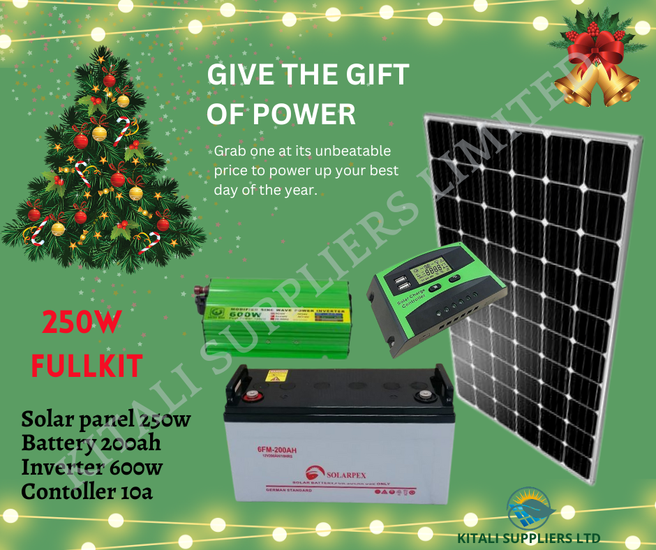 330w Solar Fullkit Monocrystalline Panel &amp; Ritar Battery