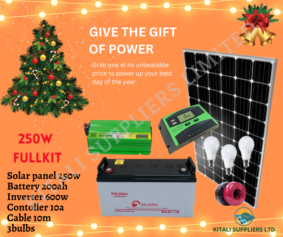 330w Solar Fullkit Monocrystalline Panel &amp; Solarpex Battery