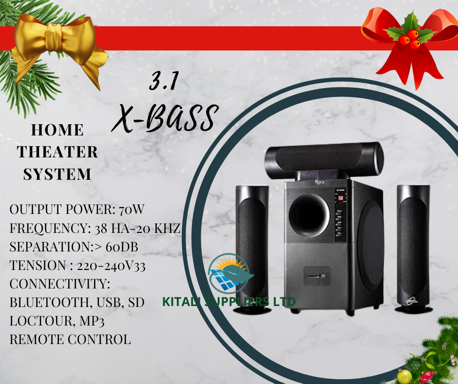 HOME THEATER SYSTEM WITH REMOTE CONTROL