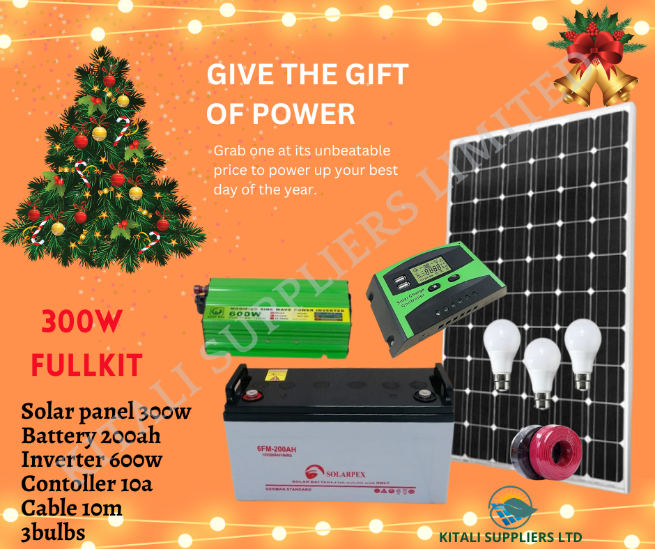330w Solar Fullkit Monocrystalline Panel with Solarmax Battery