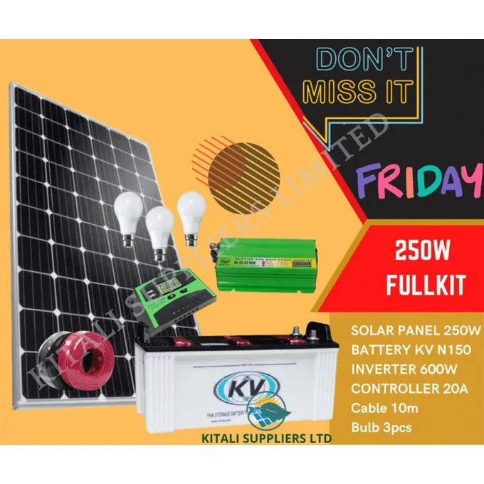 Solarmax Special Fullkit Of 250wattts With Kv Battery