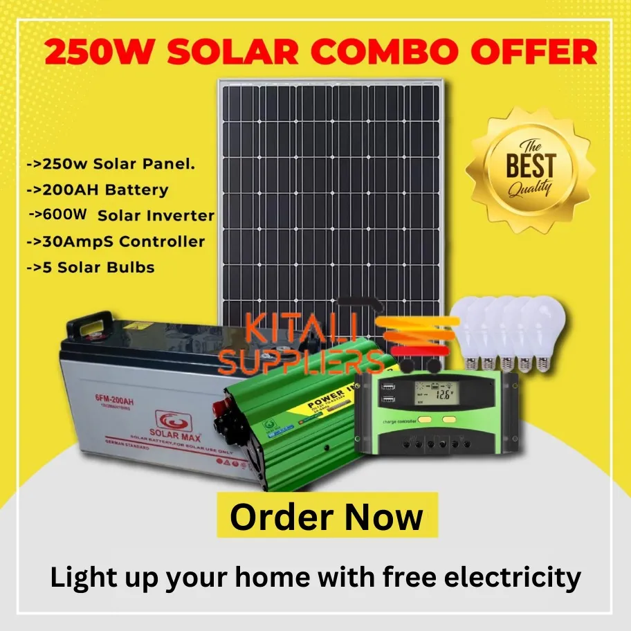 250w Solar Combo Offer.