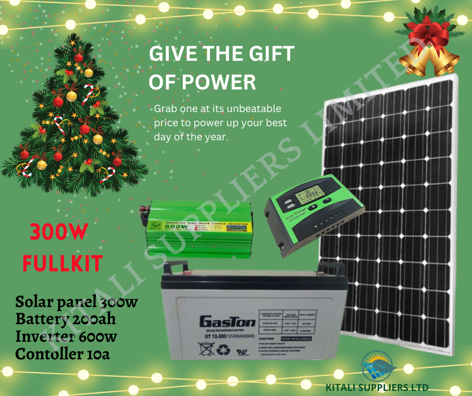 330w Solar Fullkit Monocrystalline Panel with Ritar Battery