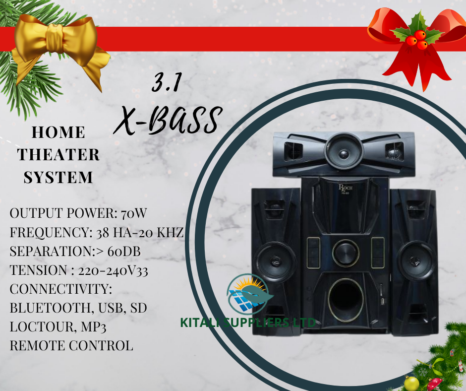 HOME THEATER SYSTEM WITH REMOTE CONTROL