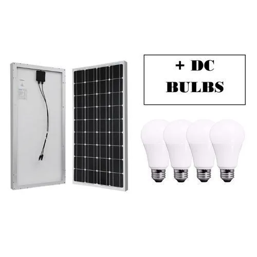500W Sunnypex Solar Panel 500W monocrystalline all weather panel with free bulbs Black