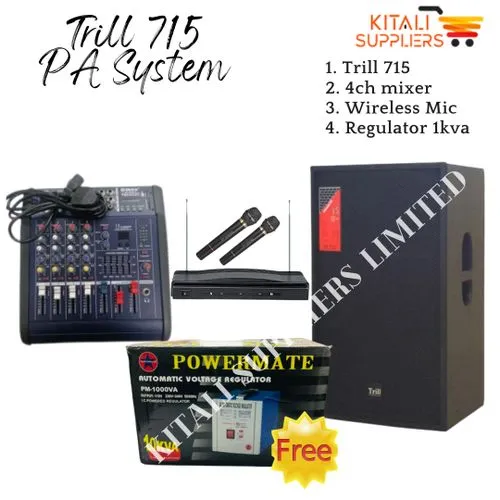 Trill 715 public address Sytem black