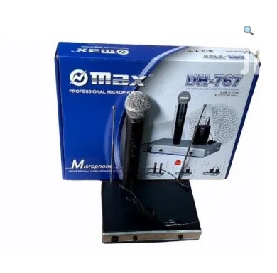 Max Dual 3in1 UHF Wireless Microphone System DH-767