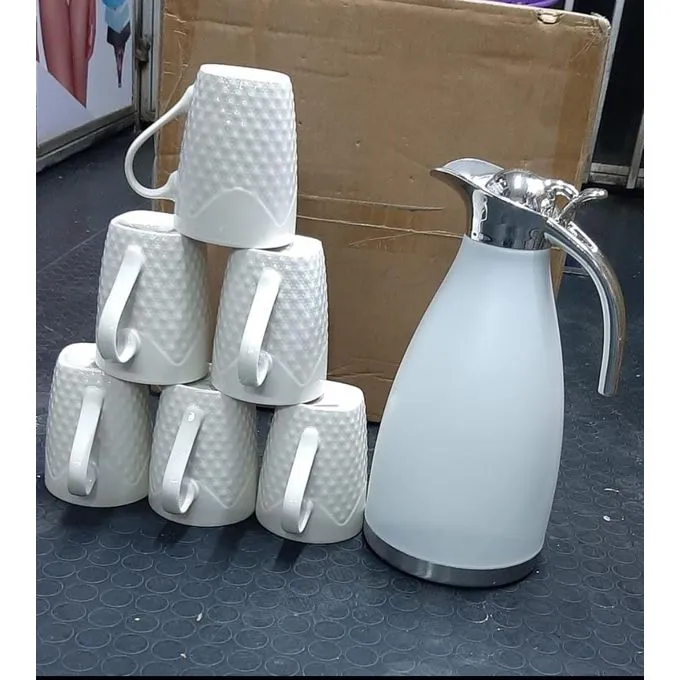WHITE FLASK SET