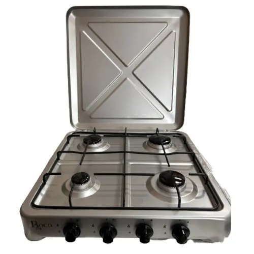 4 Burner Table Top Gas Cooker, 50x50cm - Gray. Vendor: E-power solutions