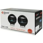Kisonli Portable Desktop/Laptop USB Speakers