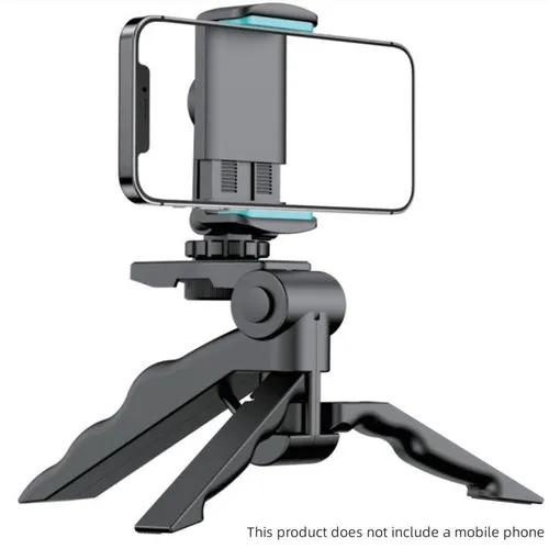 Desk Tripod Phone Stand Holder Phone Bracket Green+Black