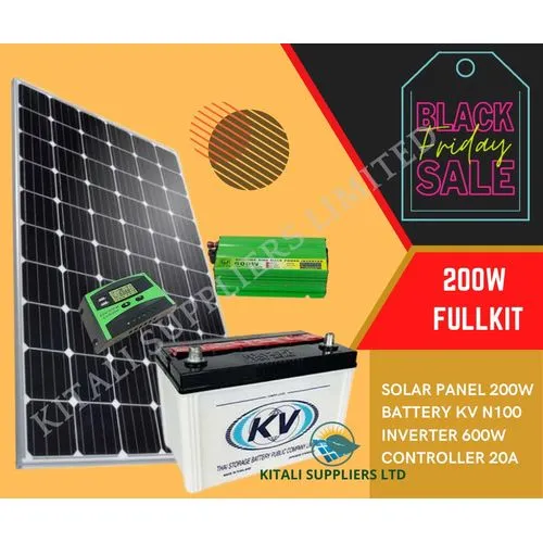 Solarmax 200watts Solar Fullkit With KV Battery
