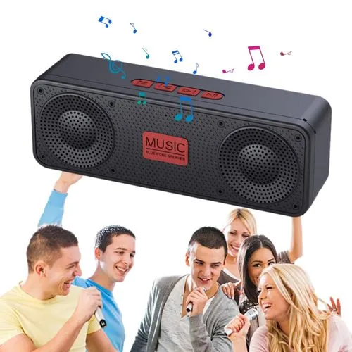 Bluetooth Speaker Portable TF Card FM Mode HD Sound Quality