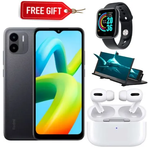 XIAOMI Redmi A2 Plus, 6.52" 2GB + 32GB 5000mAh (Dual SIM) Black + FREEBIES