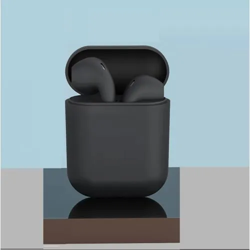 Macaroon Bluetooth Wireless Earphones Sound Headsets Noise Cancelling HD Binaural Call -BLACK