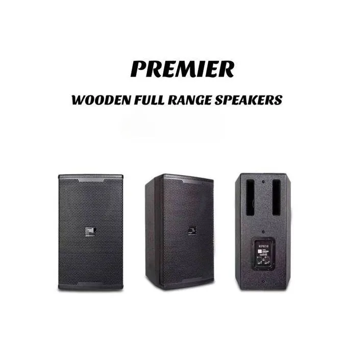 Premier 15 Inches 2400 Watts WOODEN FULL RANGE SPEAKER Public Address Speaker