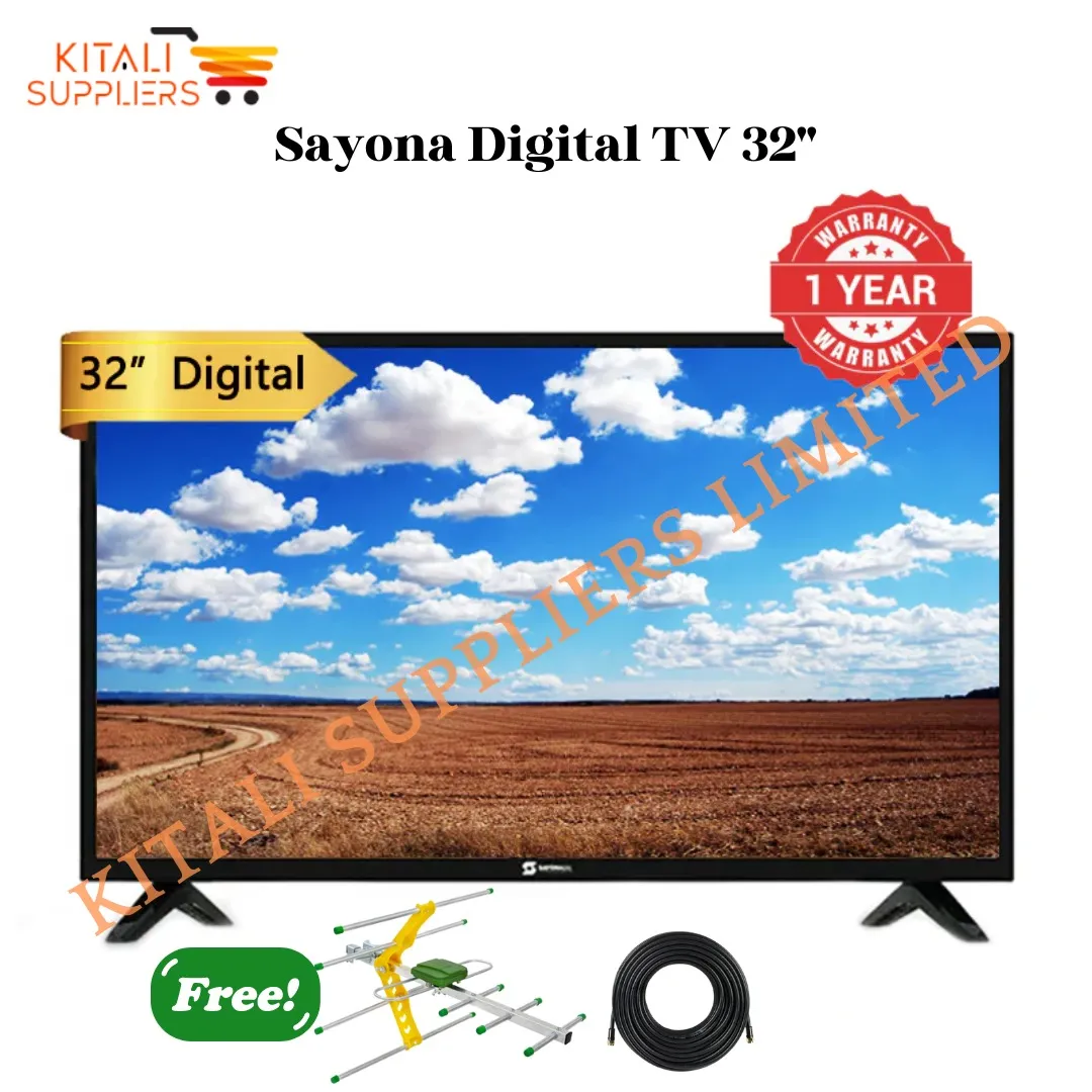 Sayona tv 32" plud free Gifts Aerial 