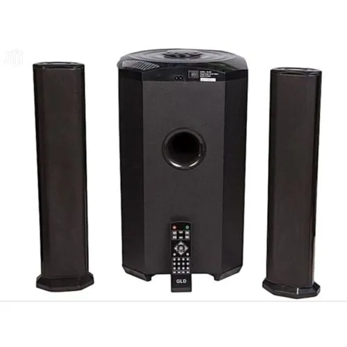 Gld GL-004 2.1CH Subwoofer Speaker System + Mic 120W - Black