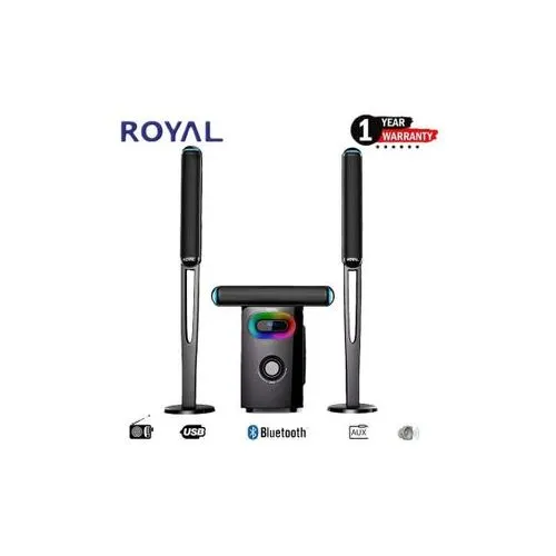 Royal HOMETHEATRE SUBWOOFER TALL BOYS SYSTEM-BT/FM/USB