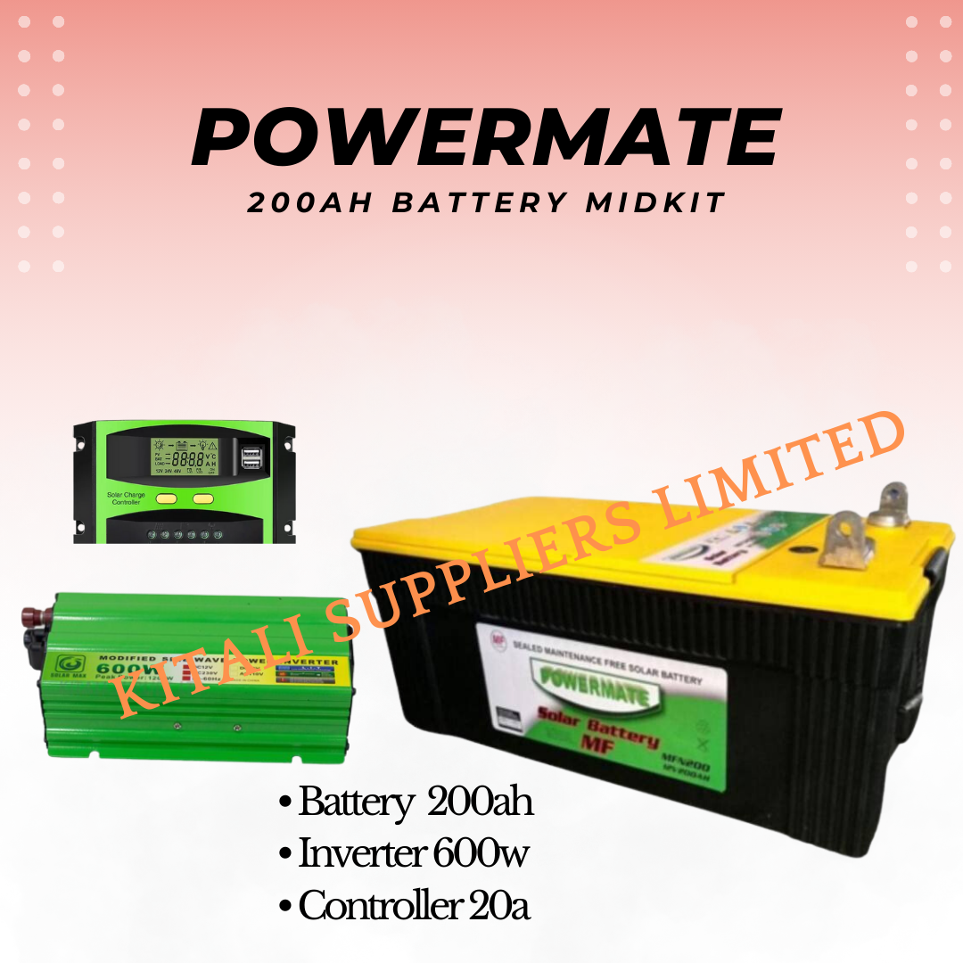 Powermate batter 200ah midkit
