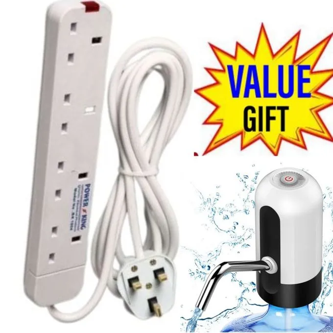 Power King 4 Way Extension Cable  Power Extension Cable Automatic Water Dispenser Pump