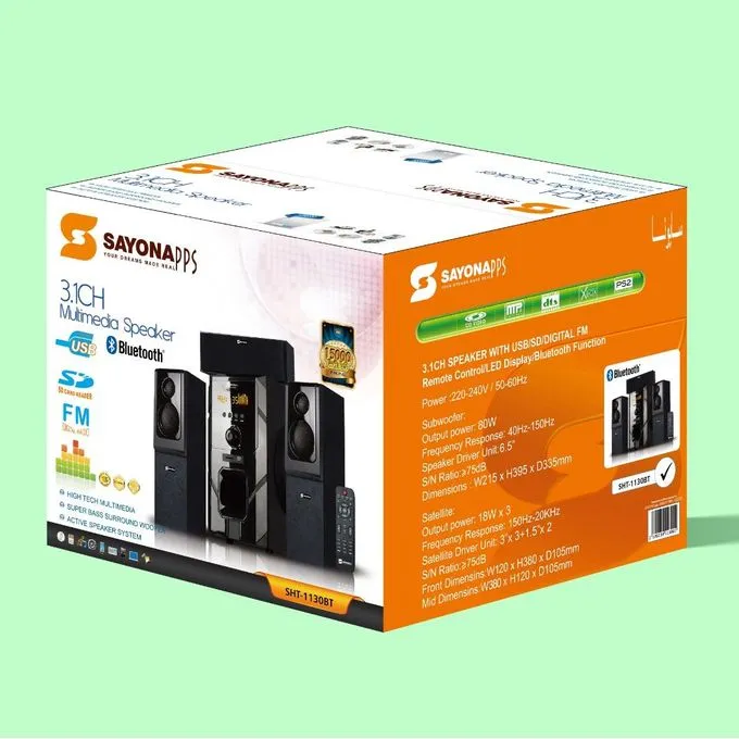 Sayona SHT-1130BT Sub woofer system
