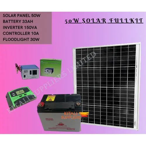 Solarmax 50w Solar Full kit With Battery 33ah