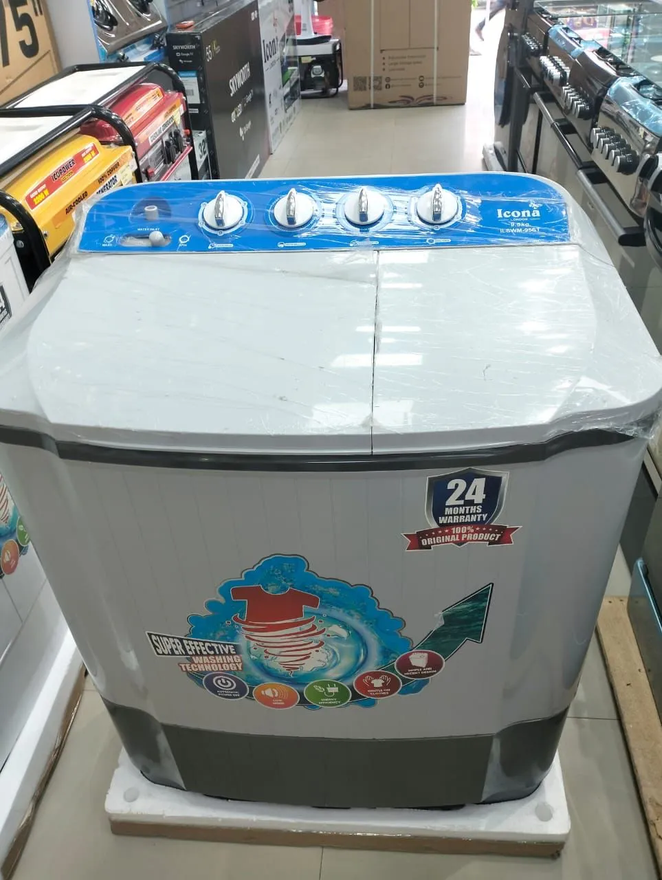 Icona washing machine  9.5kg 