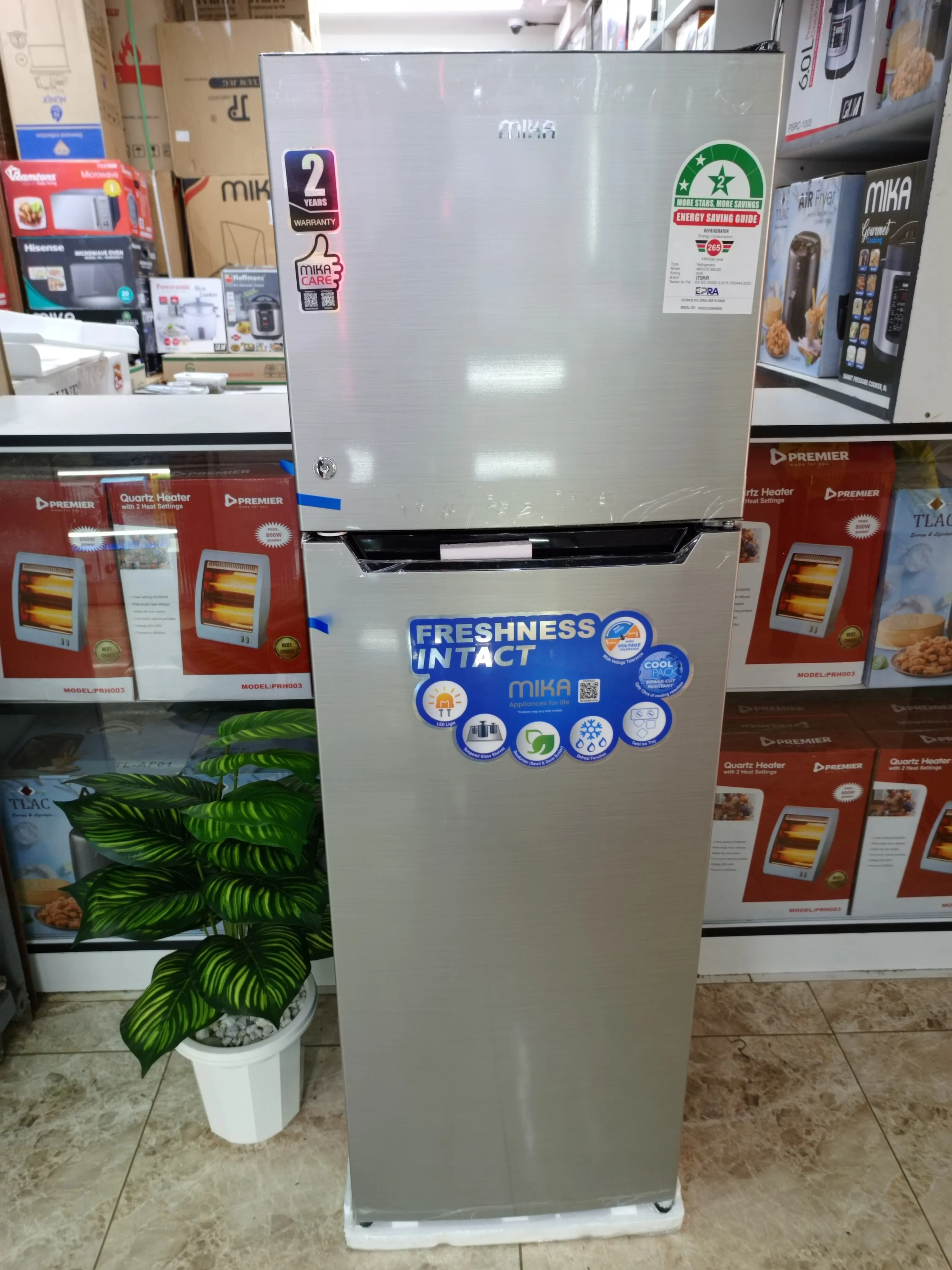 Mika  fridge 168 litres