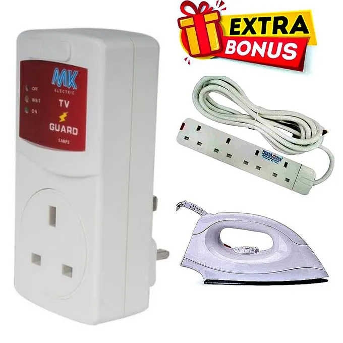 MK TV Guard + Extra Iron box 4Way Power Extension